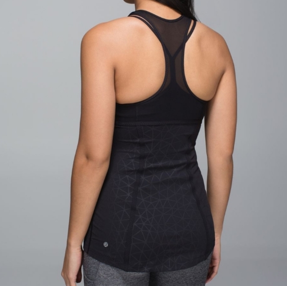Lululemon Pedal Pace Tank - Dream Catcher Embossed Black - Picture 2 of 10